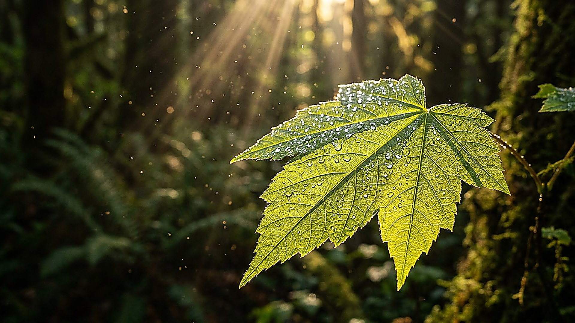La lumière qui sépare l’eau — reconstitution numérique