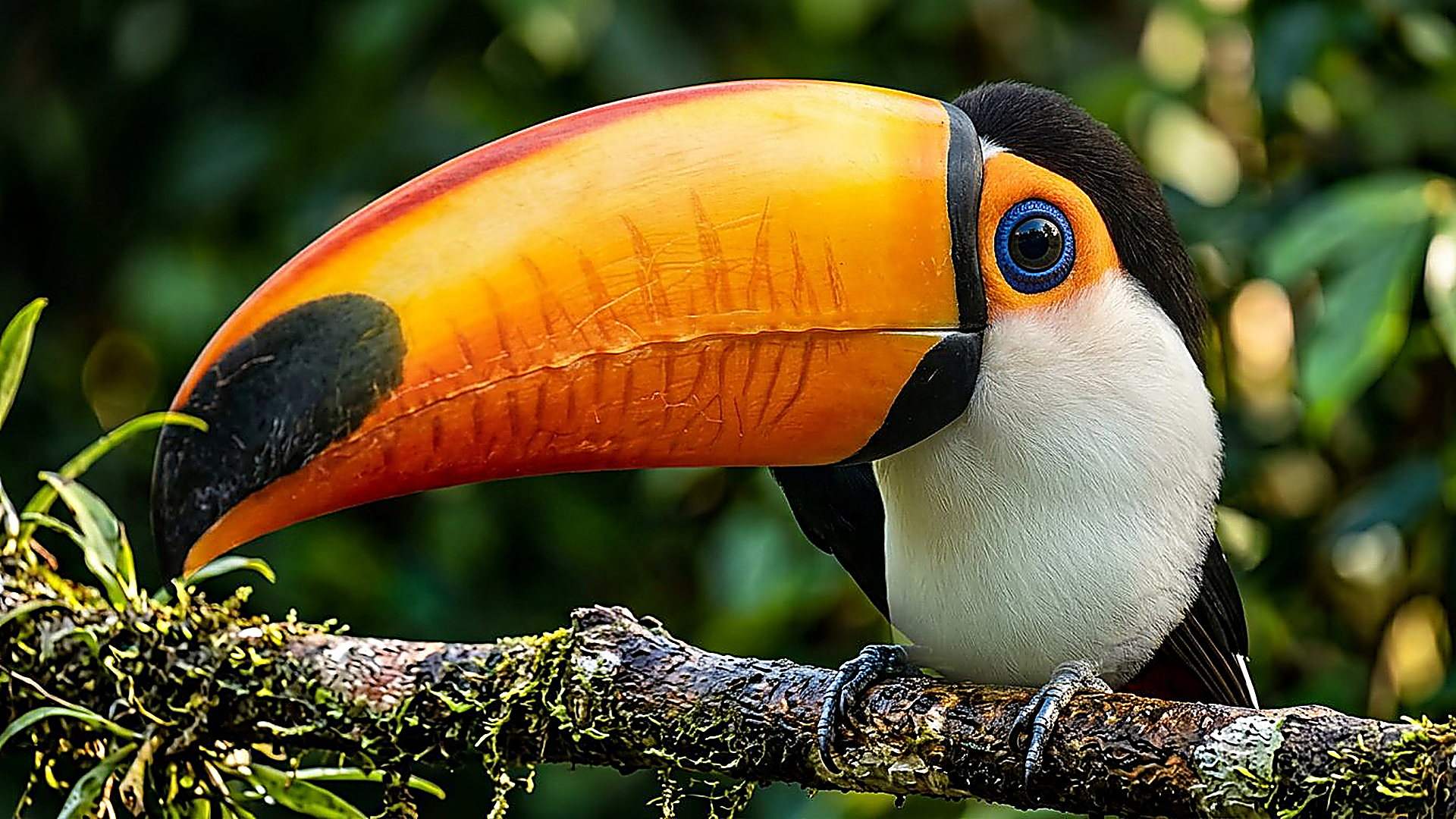 Le bec du toucan, une fenêtre thermique — reconstitution numérique